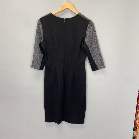 Danny & Nicole Gray & Black Mid Sleeve Career Dress size 8 - Picture 7 of 10